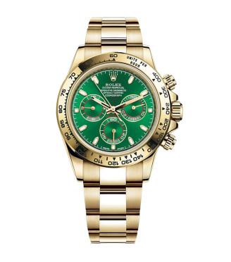 Rolex Cosmograph Daytona Green Dial Yellow Gold 40mm